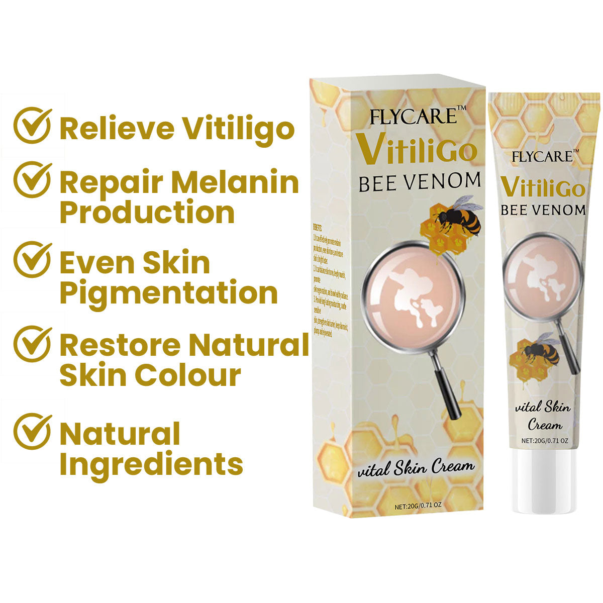 FLYCARE™ Vitiligo Bee Venom Care Skin Cream