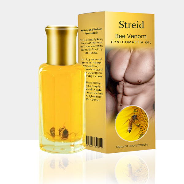 Streid™ Bee Venom Gynecomastia Oil - Grab your 80% discounts with 30-days Money-Back Guarantee!..