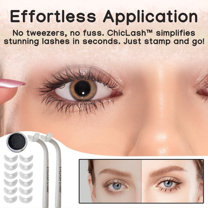 ChicLash™ DIY Eyelash Stamp Set - 80% Limited Discounts with 30-days Money-Back Guarantee!