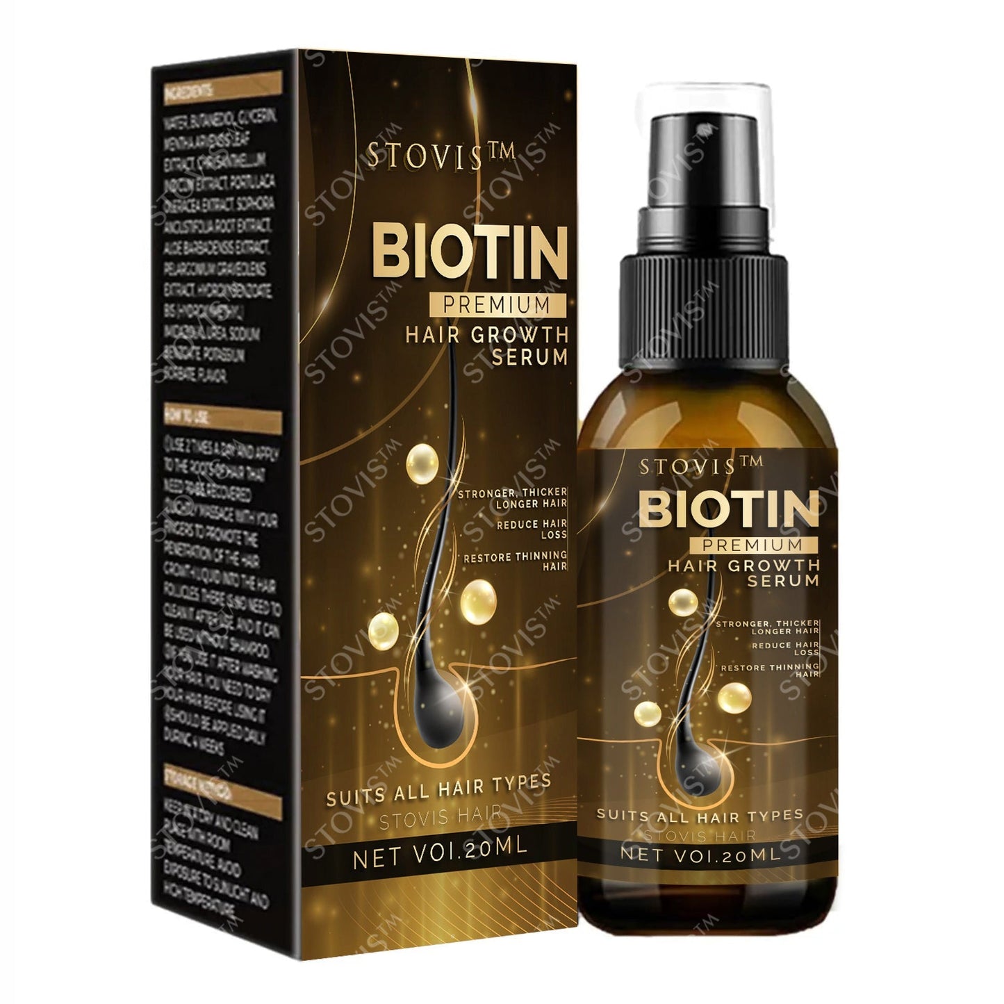 Stovis™ Biotin Premium Hair Booster 💥