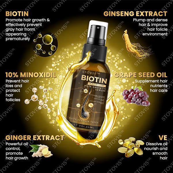 Stovis™ Biotin Premium Hair Booster 💥