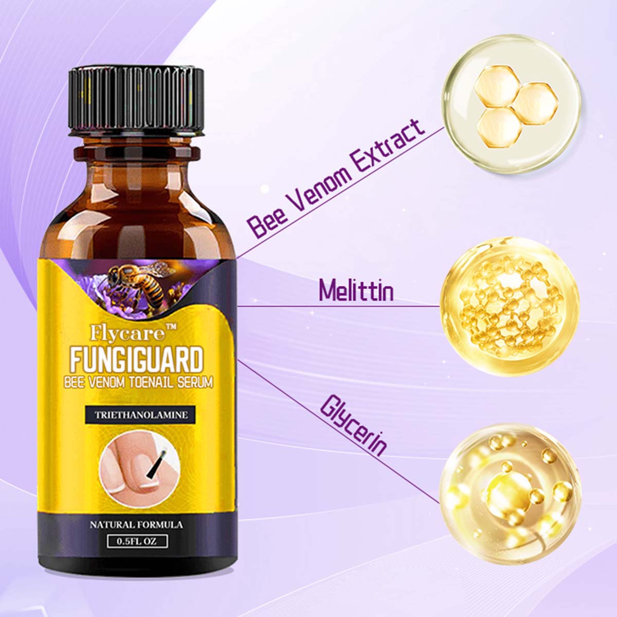 FLYCARE™  FungiGuard Bee Venom Toenail Serum