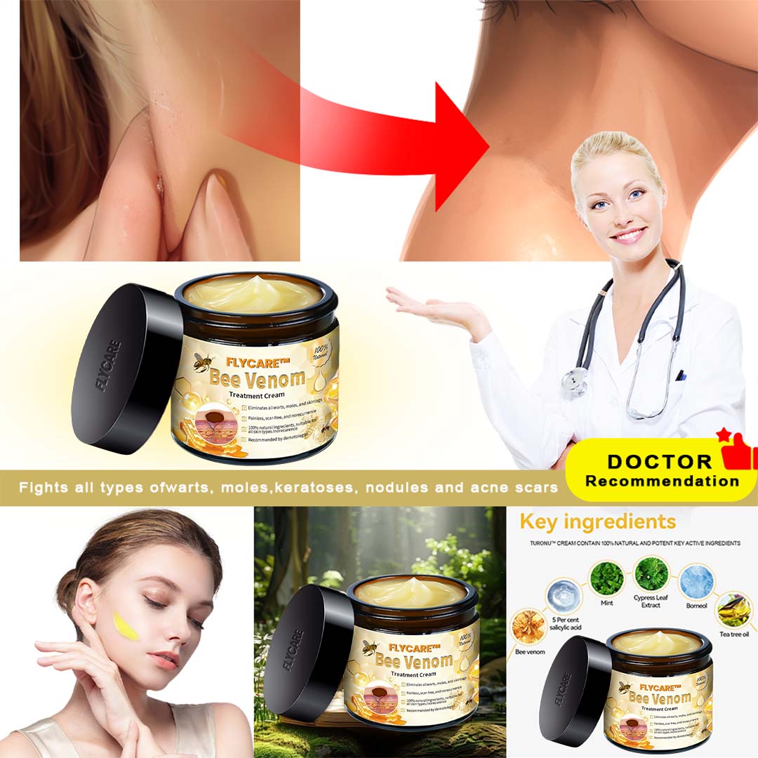 FLYCARE™ Advanced Bee Venom Skin Treatment Cream（𝐴𝐴𝐷 𝑅𝑒𝑐𝑜𝑚𝑚𝑒𝑛𝑑𝑒𝑑）