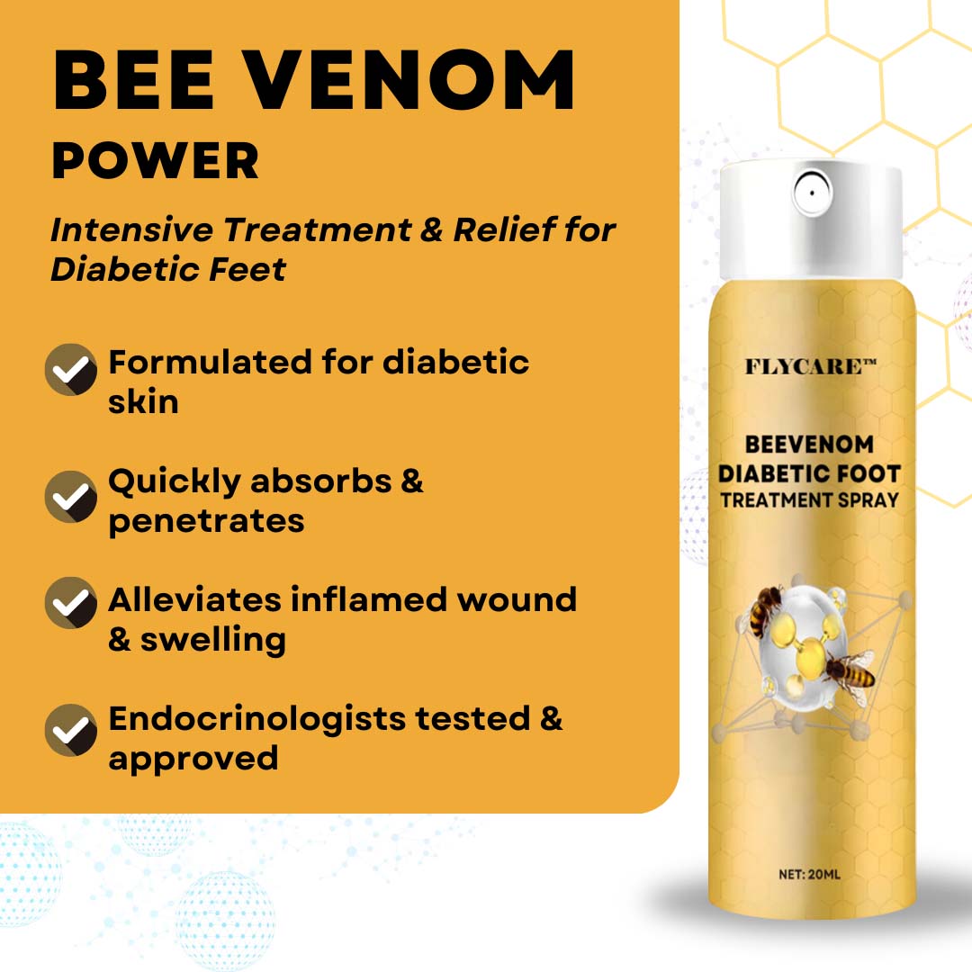 FLYCARE™ BeeVenom Diabetic Foot Treatment Spray ⏰ SALE ENDS IN 10 MINUTES ⏰